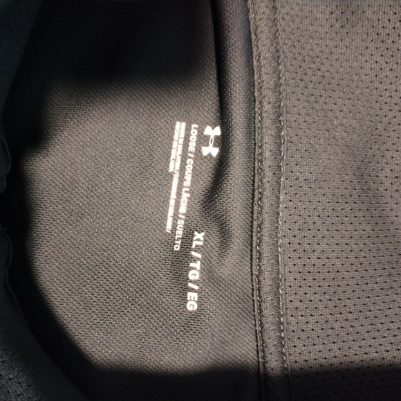 Under Armour Long Sleeve Zip up Pullover Men's Blue Size XL - Picture 3 of 4